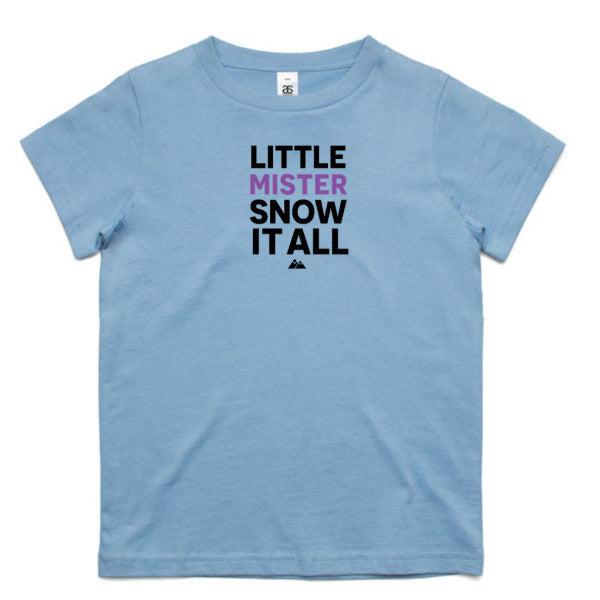 Little MISTER Tee (purple/black)