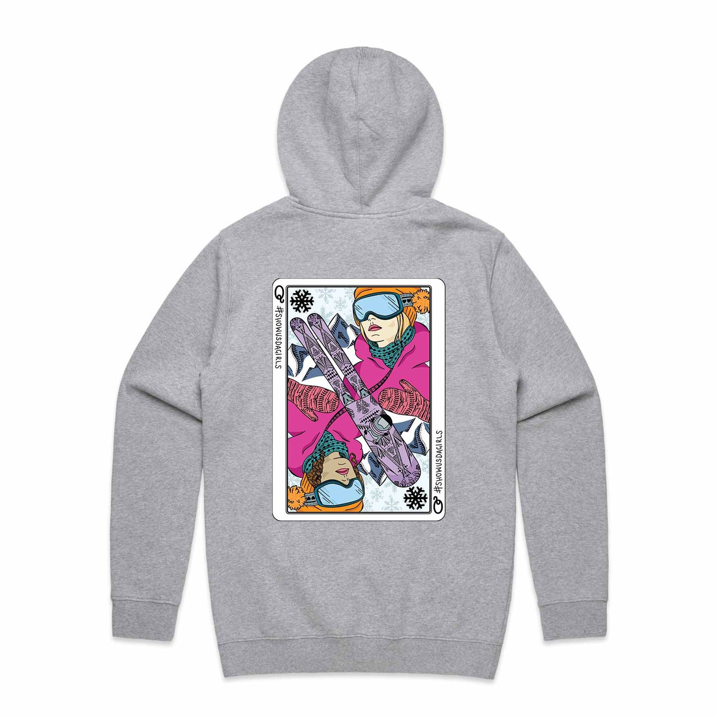 Queen of Ski Hoodie - Reversed