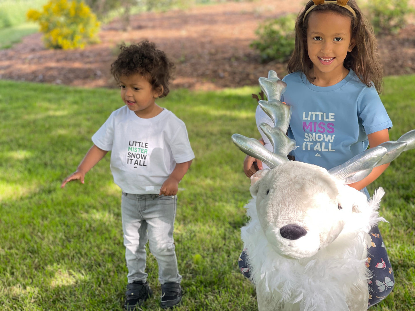 Little MISS Kids Tee (purple/white)
