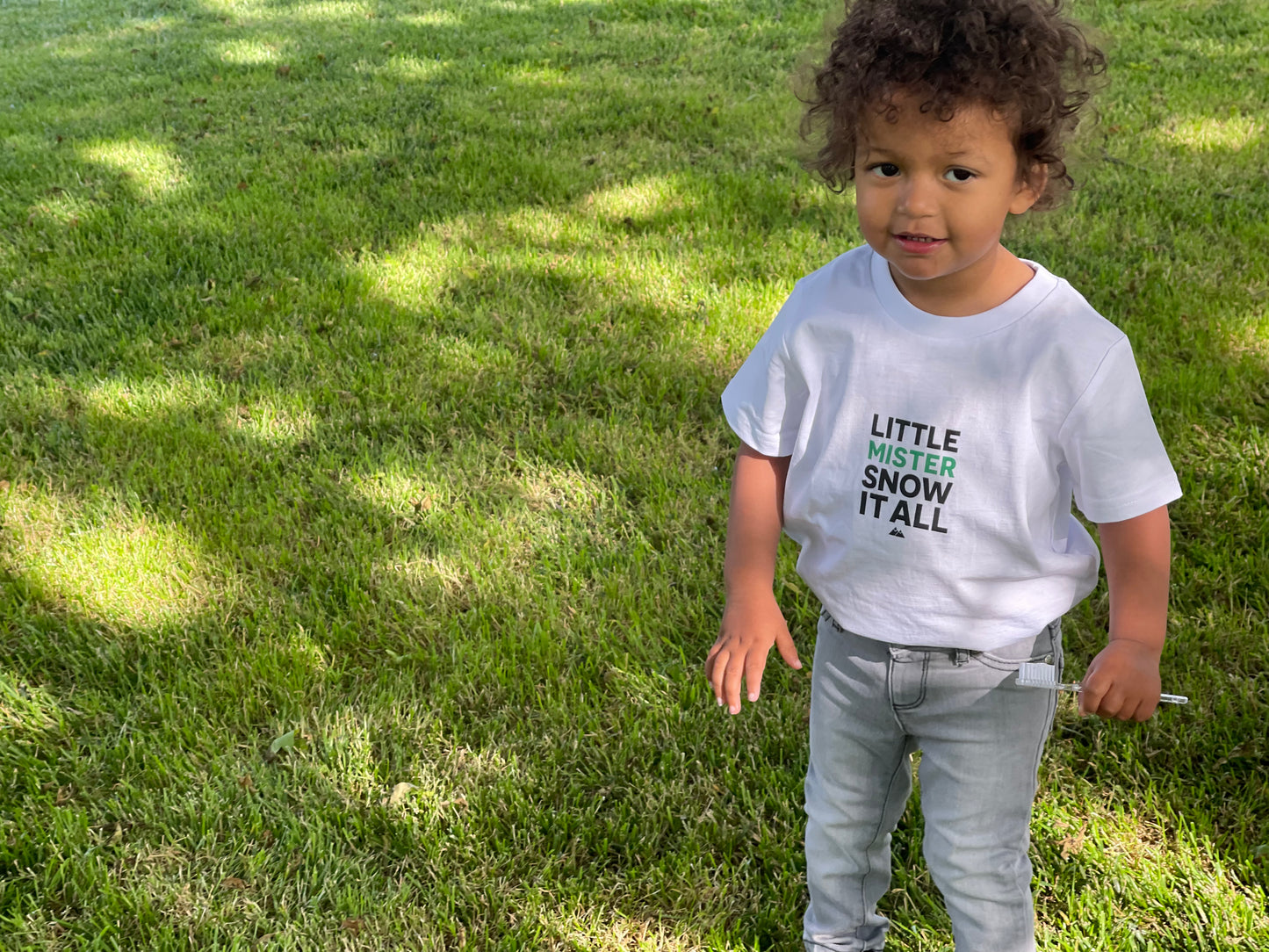 Little MISTER Tee (green/black)