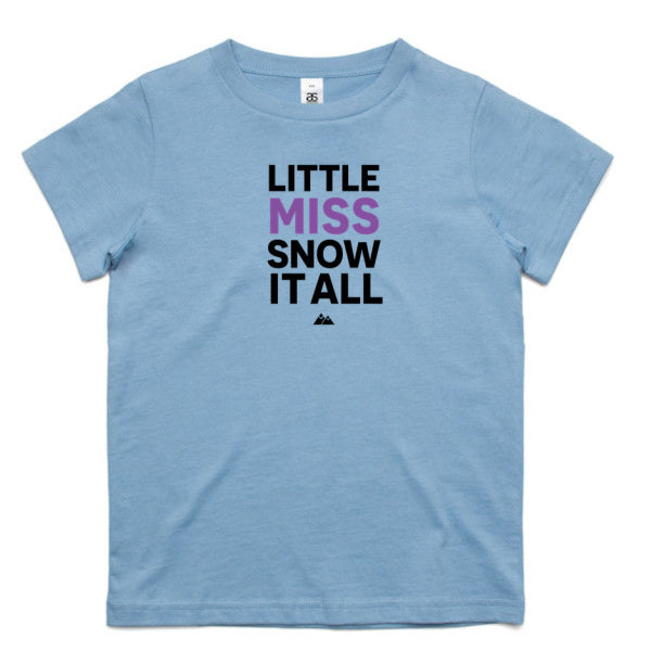 Little MISS Kids Tee (purple/black)