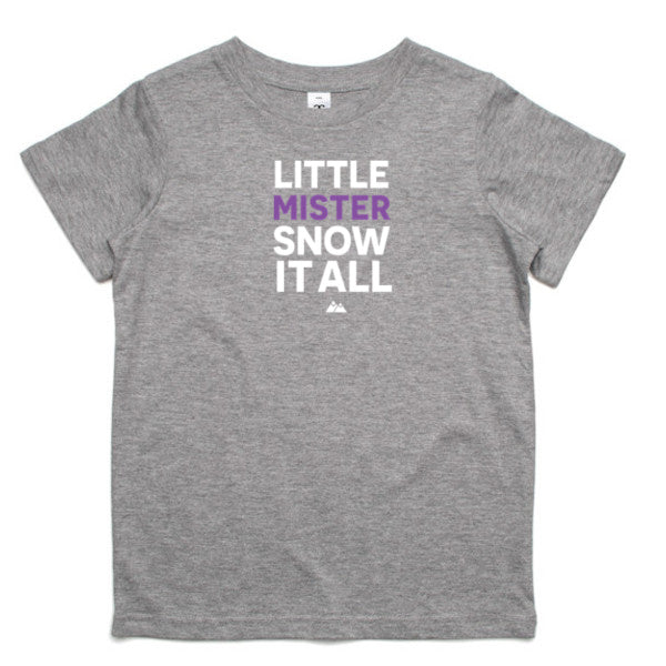 Little MISTER Tee (purple/white)