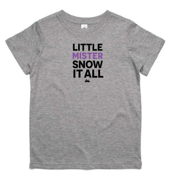 Little MISTER Tee (purple/black)