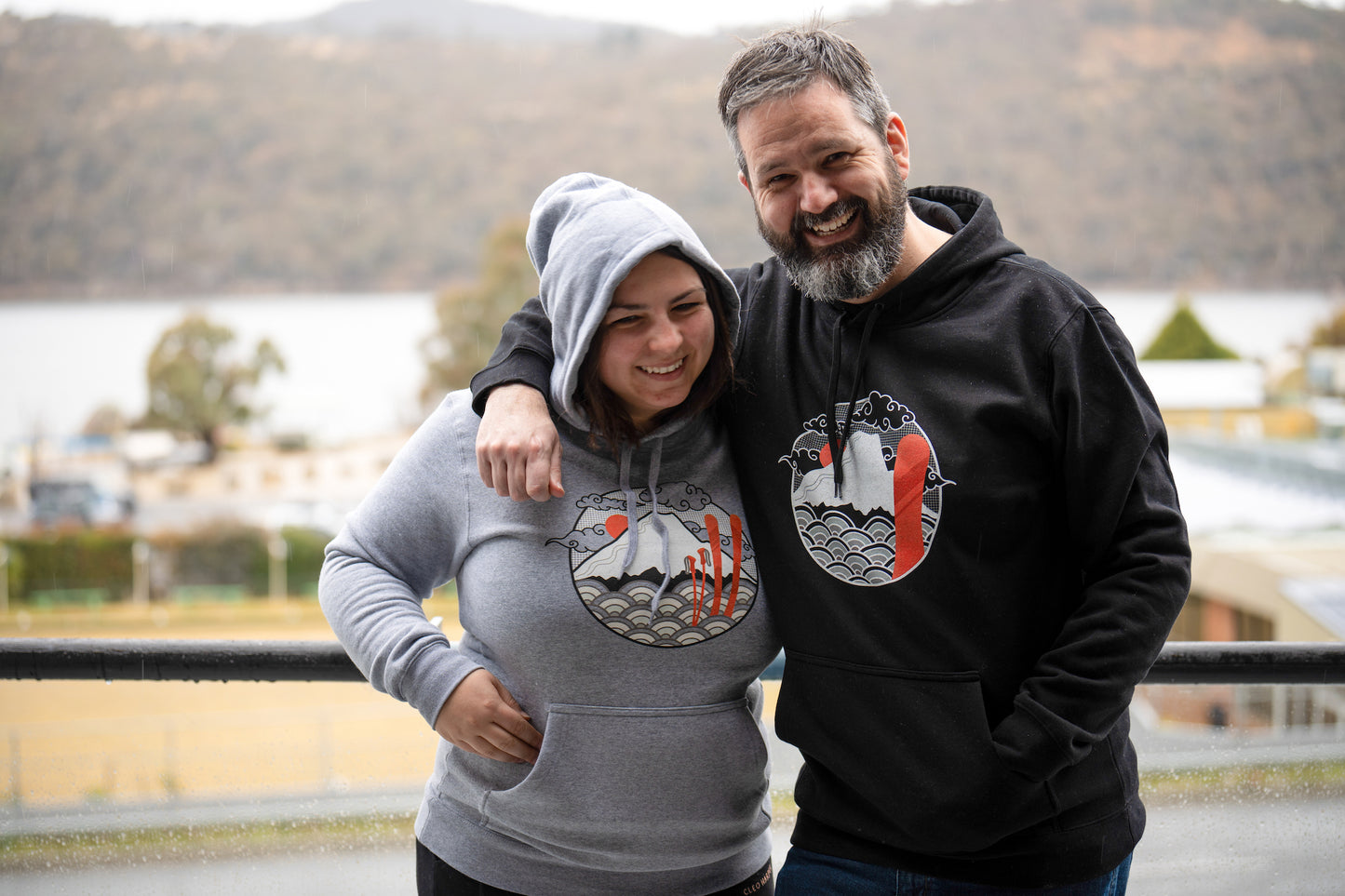 Unisex Land of Japow SKI Hoodie - No Text
