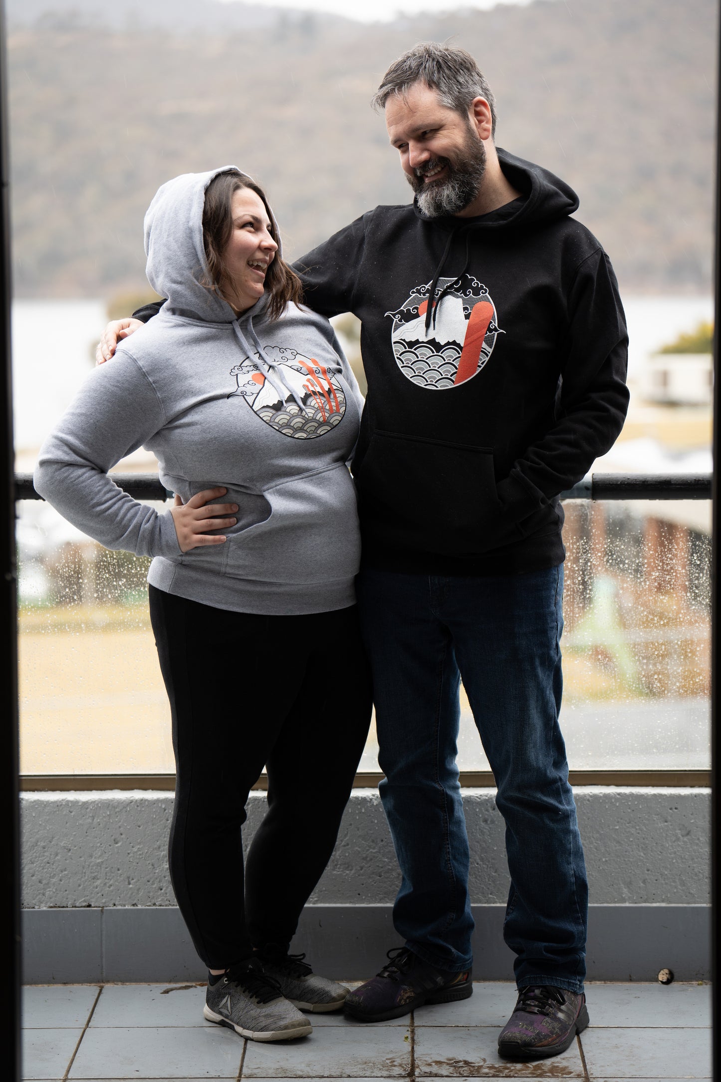 Unisex Land of Japow SKI Hoodie - No Text