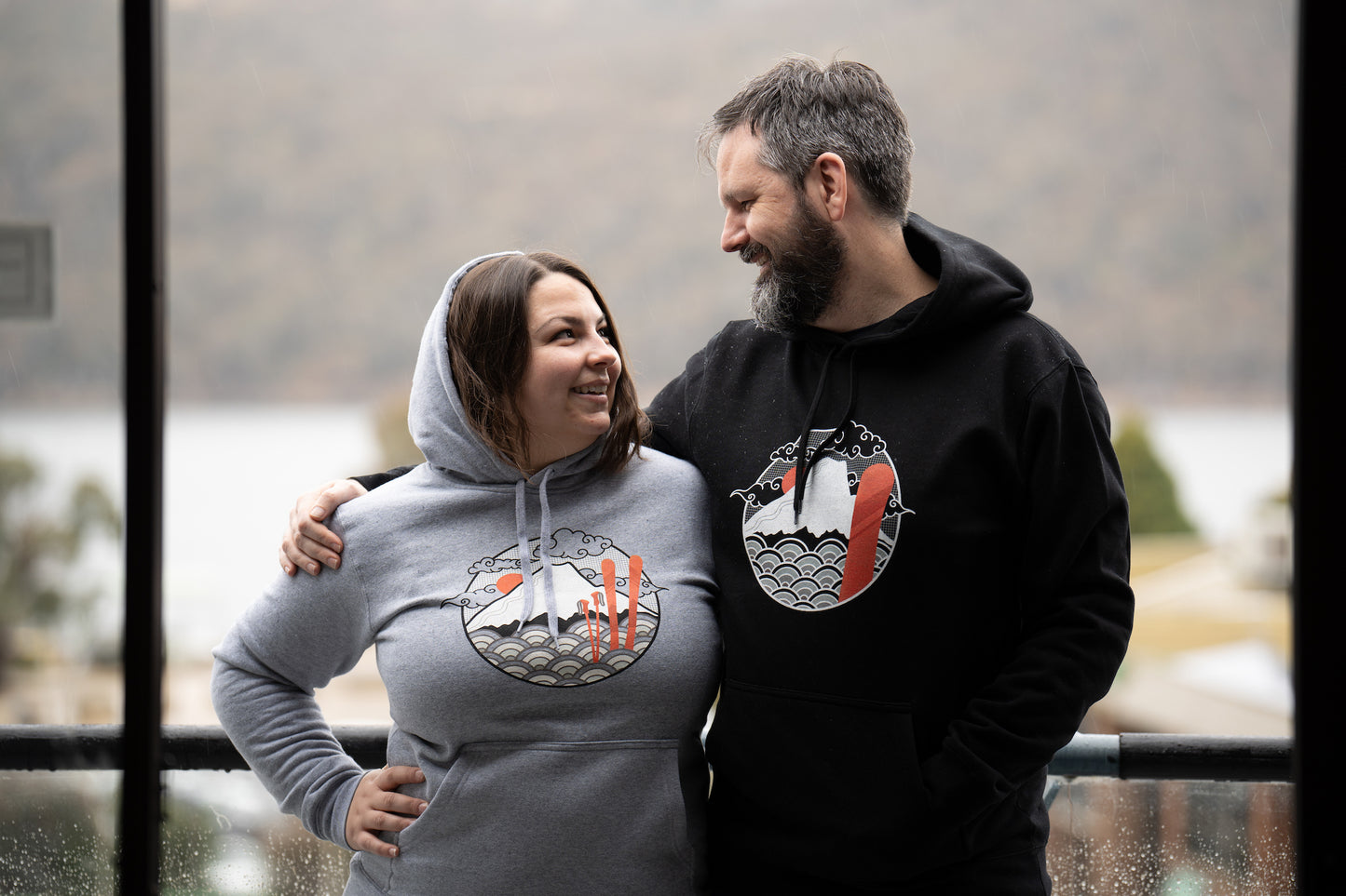 Unisex Land of Japow SKI Hoodie - No Text