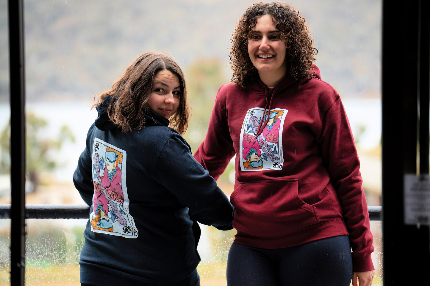 Queen of Ski Hoodie - Reversed