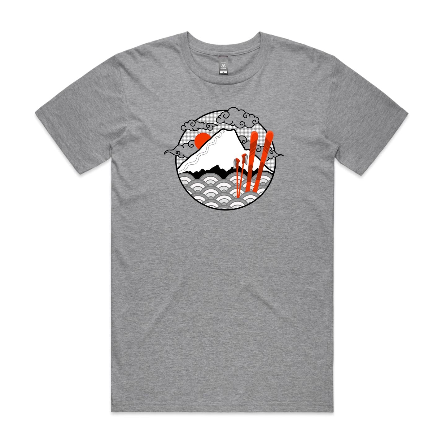 Men's Land of Japow SKI Tee - No Text