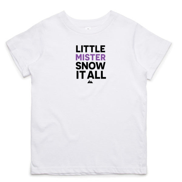 Little MISTER Tee (purple/black)