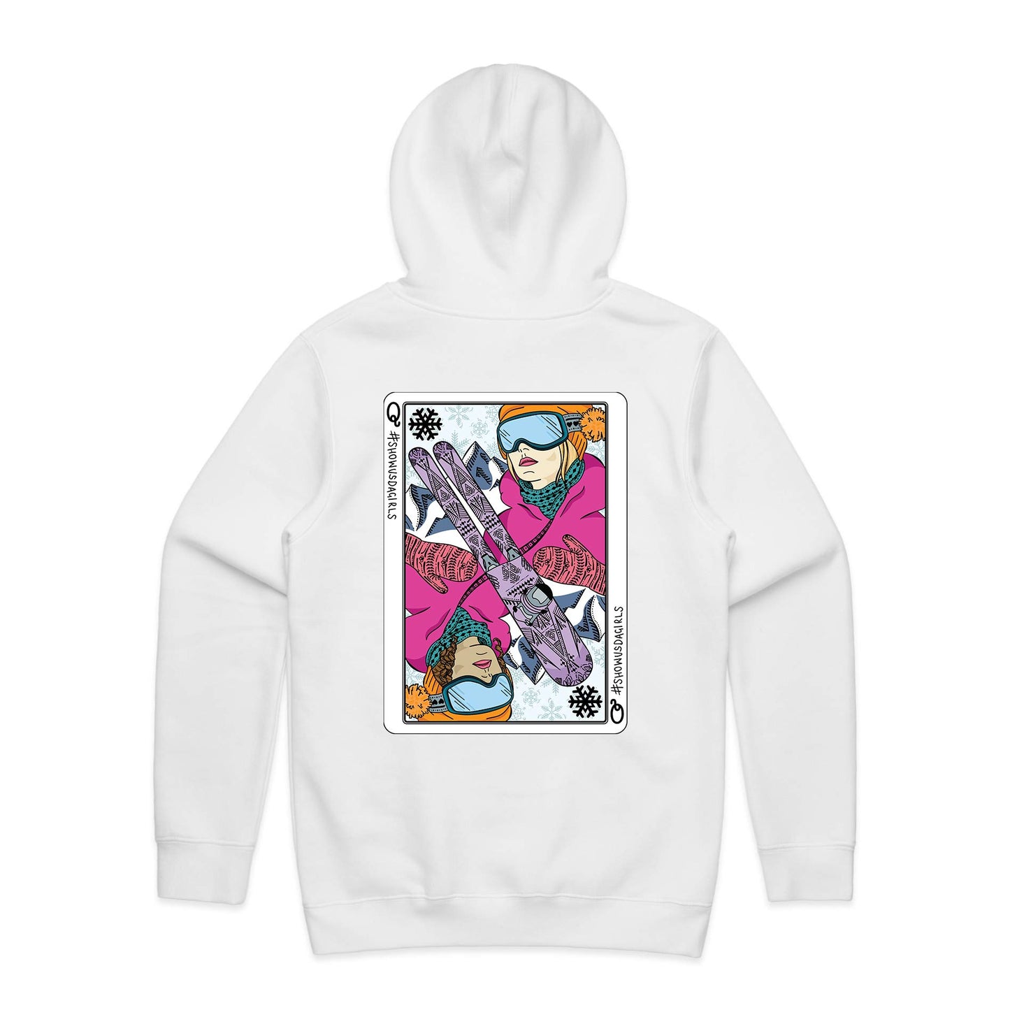 Queen of Ski Hoodie - Reversed