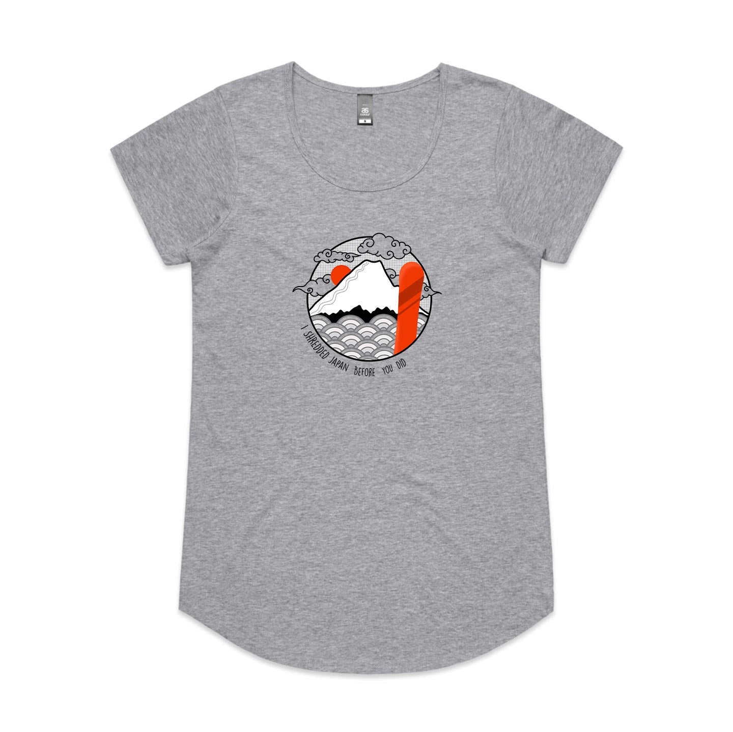 Women's Land of Japow SHRED Tee