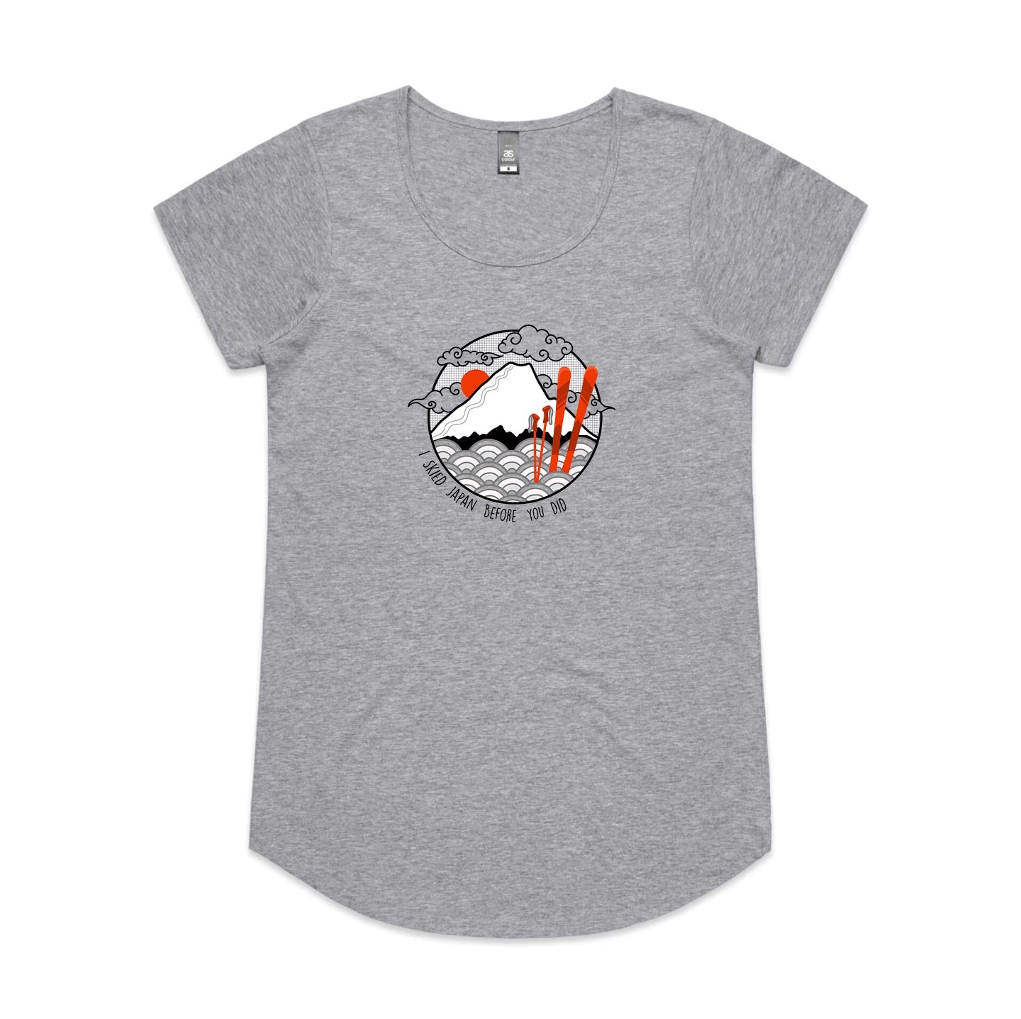 Women's Land of Japow SKI Tee
