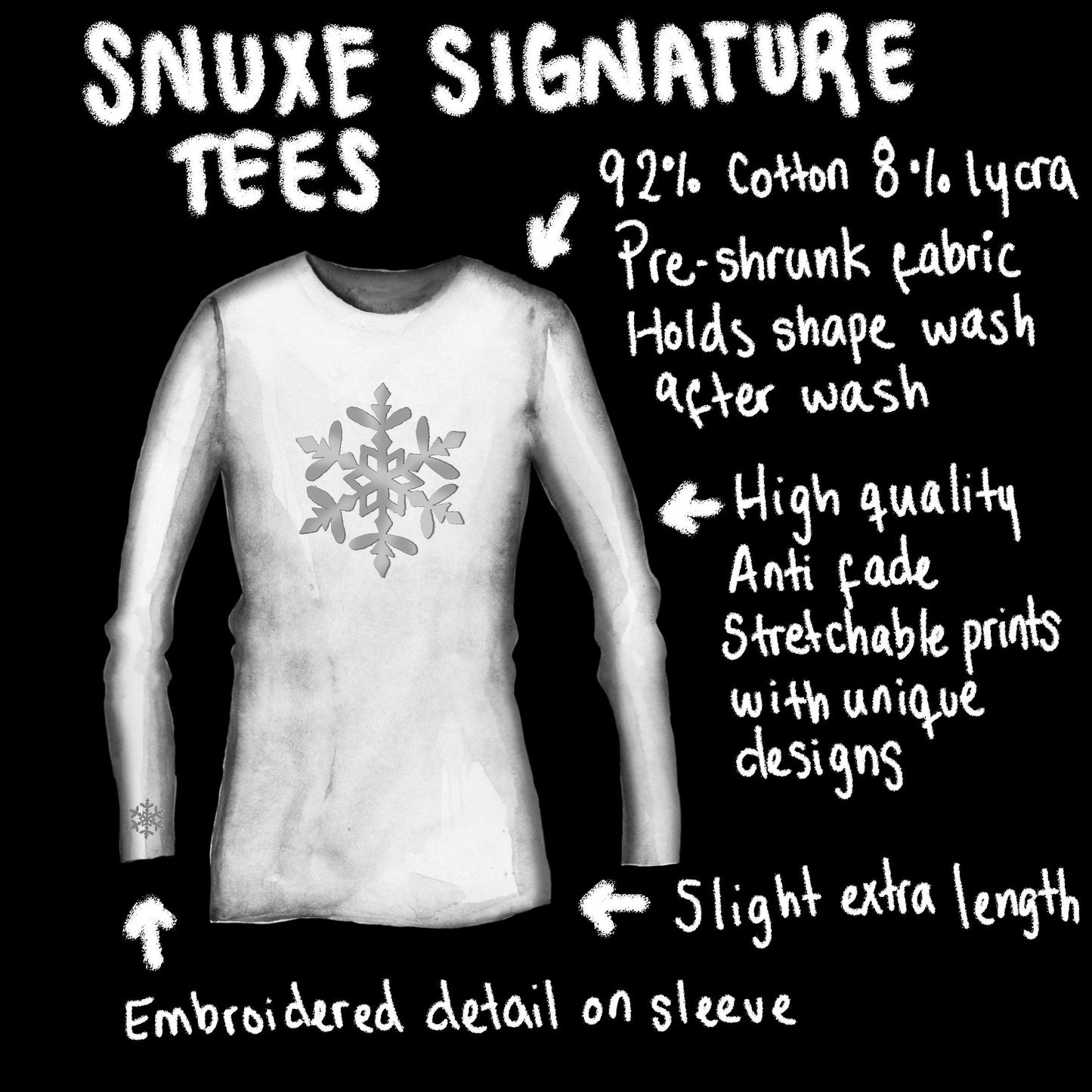 Pink Snowbunny Fundraiser Tee White